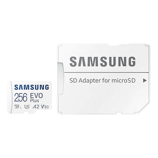 MuistikorttiSamsung microSD MB-MC256SA EU EVO Plus 256GB + adapter - Kotikauppa