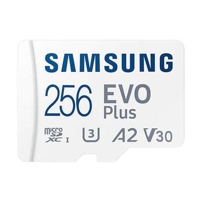 MuistikorttiSamsung microSD MB-MC256SA EU EVO Plus 256GB + adapter - Kotikauppa