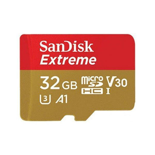 MuistikorttiSanDisk Extreme microSDHC 32GB 100/60 MB/s V30 A1 U3 4K (SDSQXAF-032G-GN6MA) - Kotikauppa