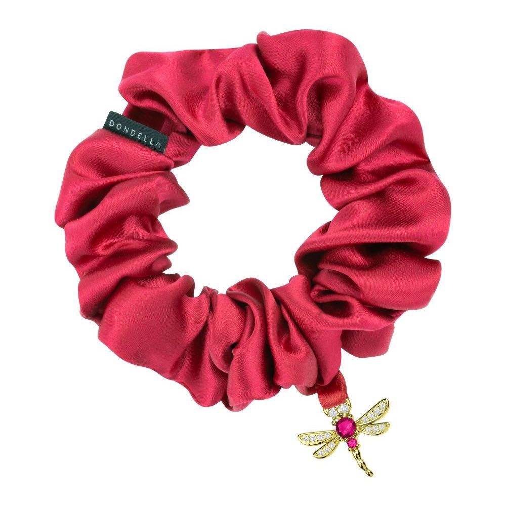 Mulberry Silk Scrunchie - Dragonfly - Kotikauppa