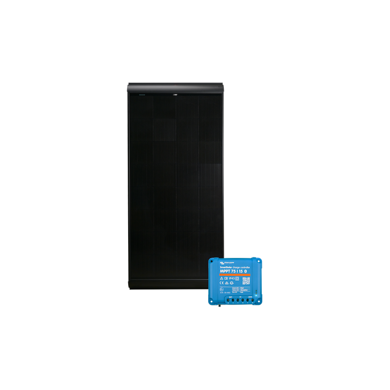 NDS aurinkopaneelisarja Blacksolar 185Wp + Victron Energy SmartSolar MPPT 75/15 | KPB185-7515VE | KPB185-7515VE | Kotikauppa | NDS