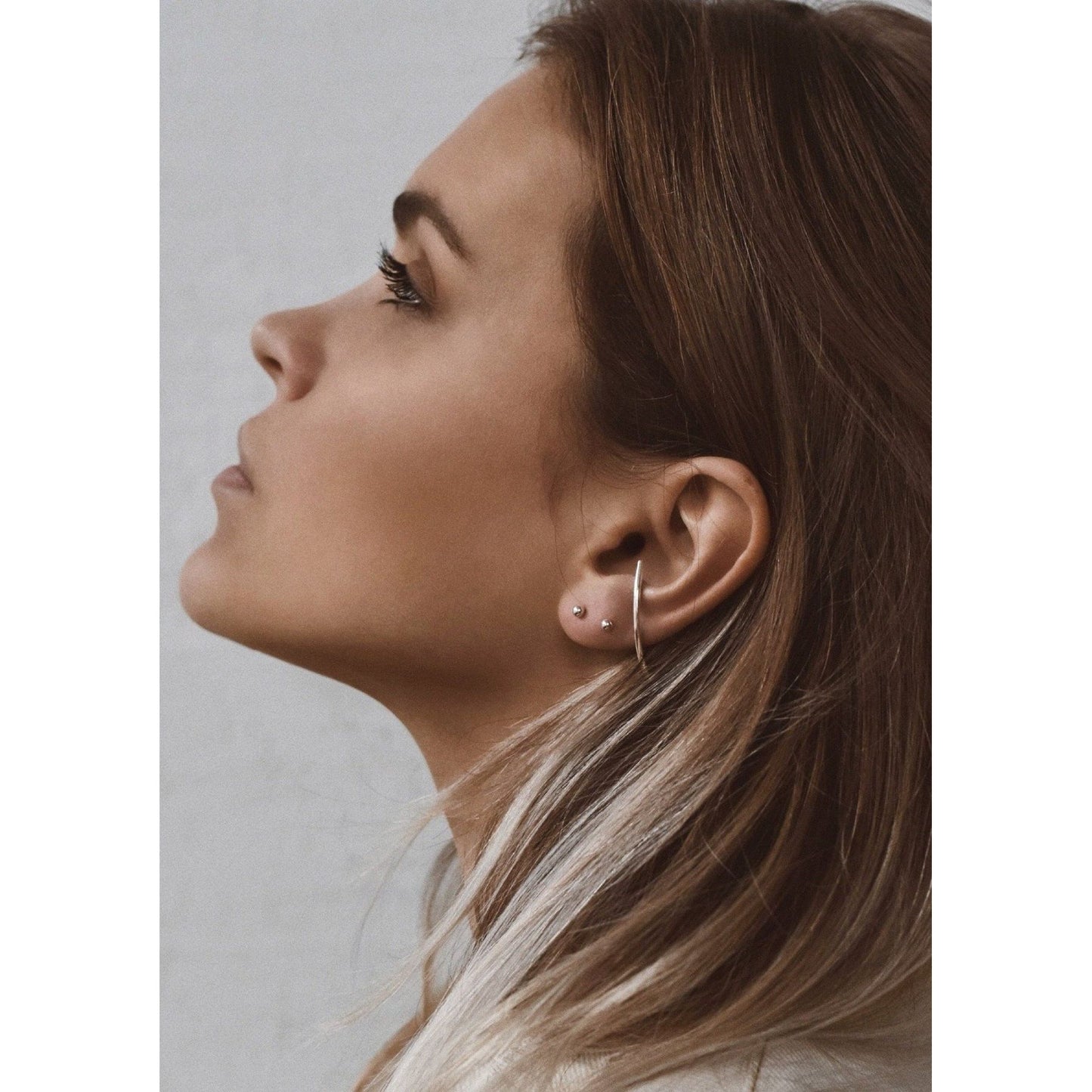 Radius Earrings - Silver