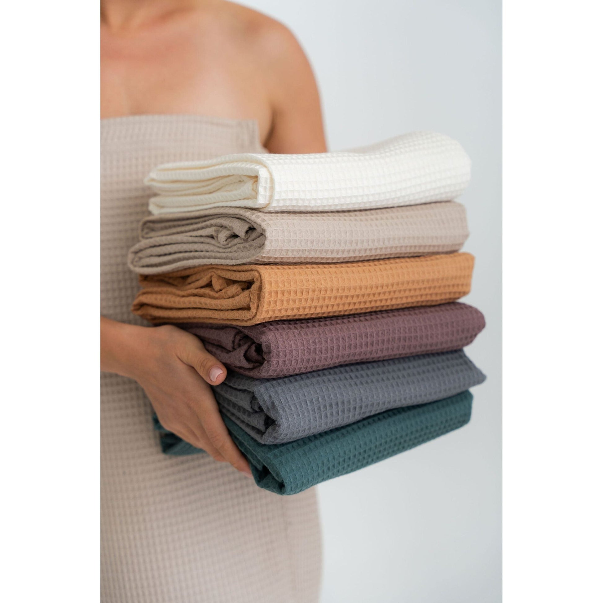 Women's Spa Wrap Towel with Velcro and Elastic