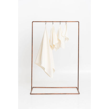 Organic Waffle Cotton Towel - Cream