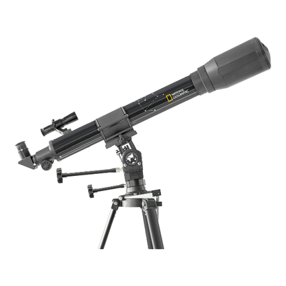 National Geographic Lens Telescope 70/900 45X-337X alumiini musta - Kotikauppa