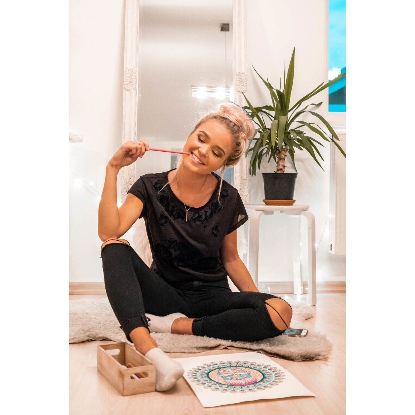 Necklace with Pendant - Make it Happen / Anything is Possible - Kotikauppa