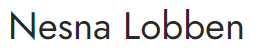Nesna Lobben logo
