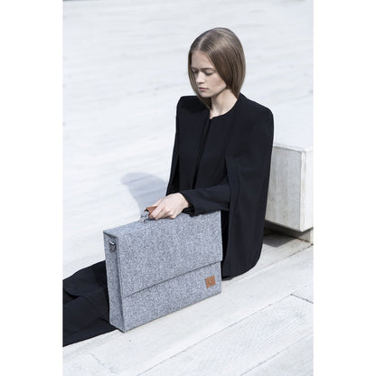 Briefcase Sören - Grey