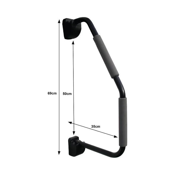 Nousukahva Safety Hand Rail XL Black Ei lukittava, musta