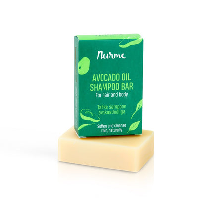 Nurme Avokadoöljyshampoopala, 100 g (kaikille hiustyypeille)
