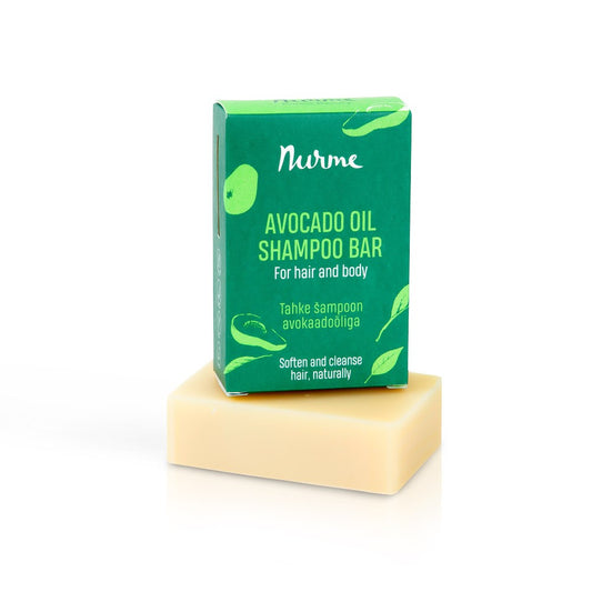 Nurme Avokadoöljyshampoopala, 100 g (kaikille hiustyypeille)
