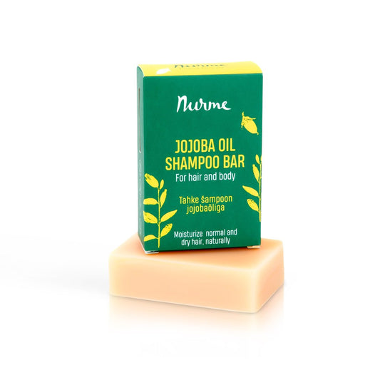 Nurme Jojobaöljyshampoopala – normaaleille ja kuiville hiuksille, 100 g