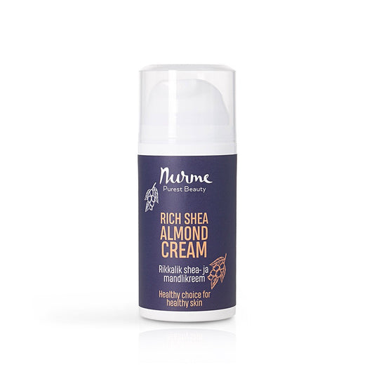 Nurme Luomu täyteläinen shea- ja mantelivoide, 100ml