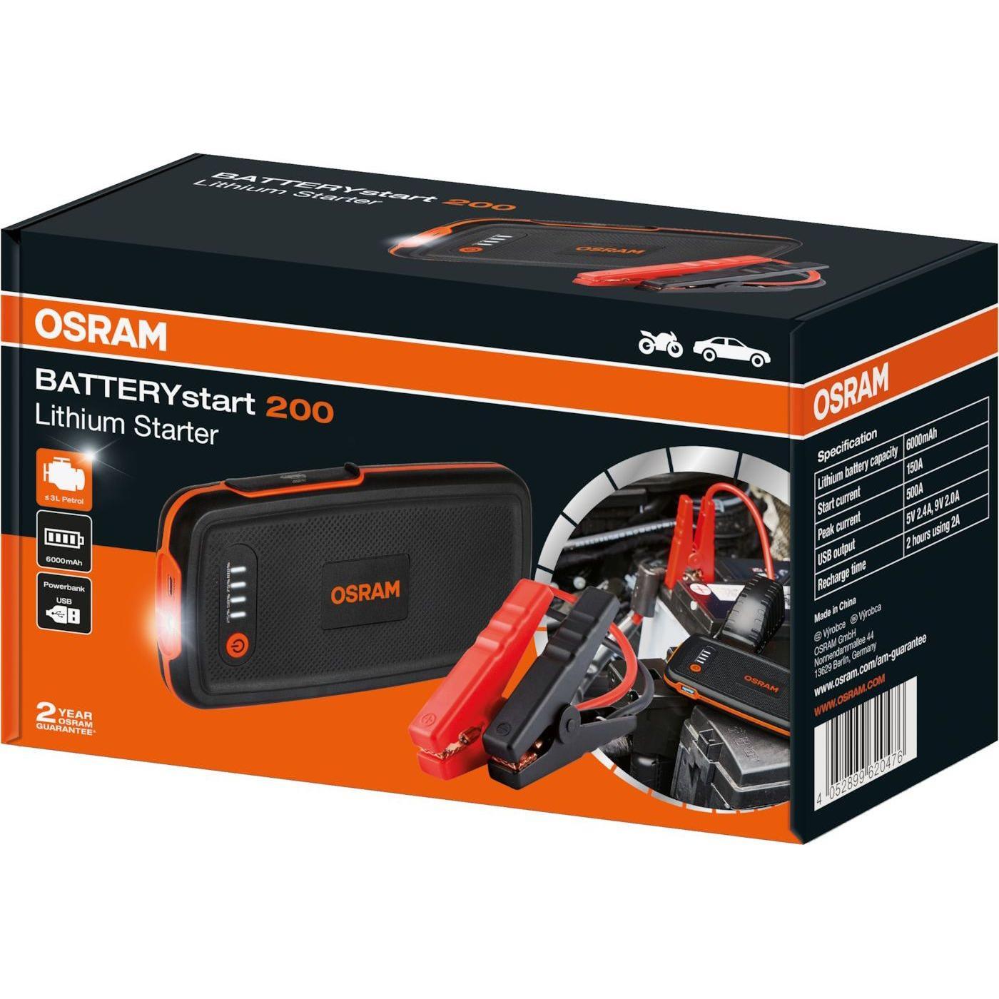 Osram BATTERYstart apukäynnistin OBSL200