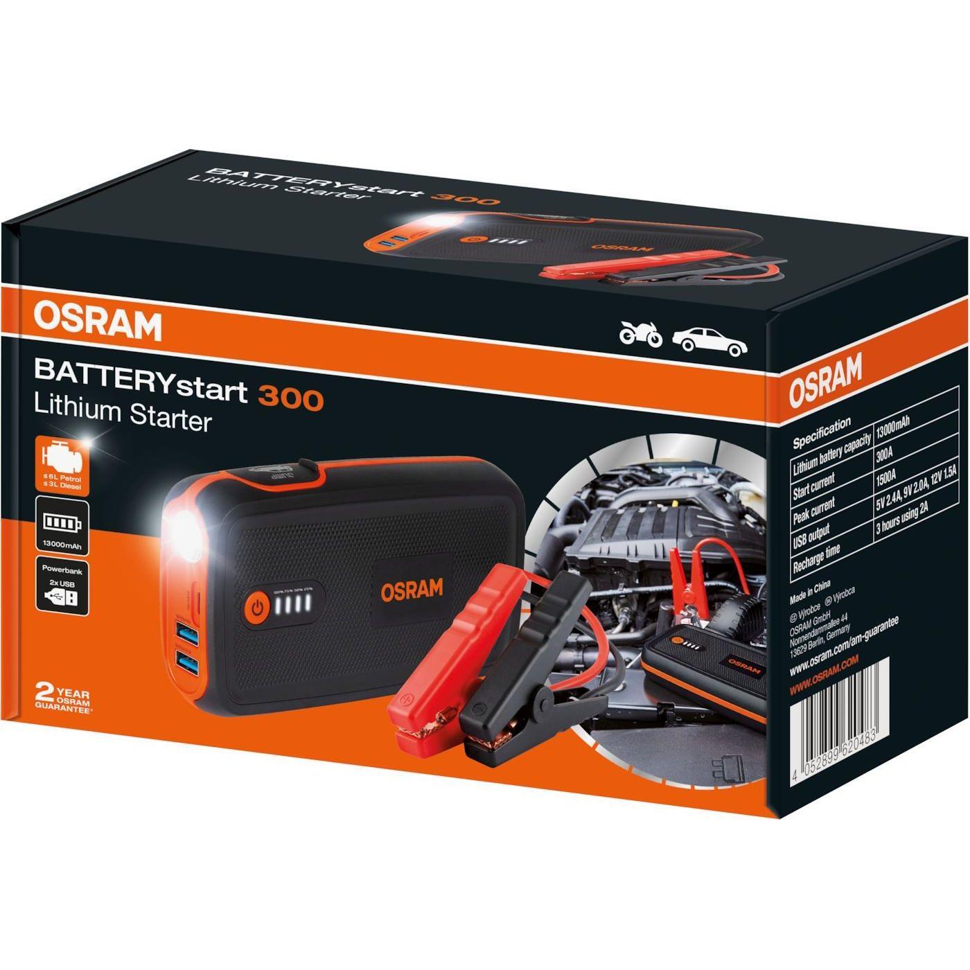 Osram BATTERYstart apukäynnistin OBSL300