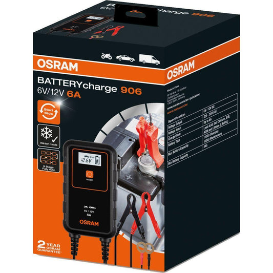 Osram BATTERYcharge akkulaturi OEBCS906 6,0A