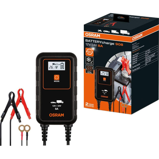 Osram BATTERYcharge akkulaturi OEBCS908 12/24V 8,0A