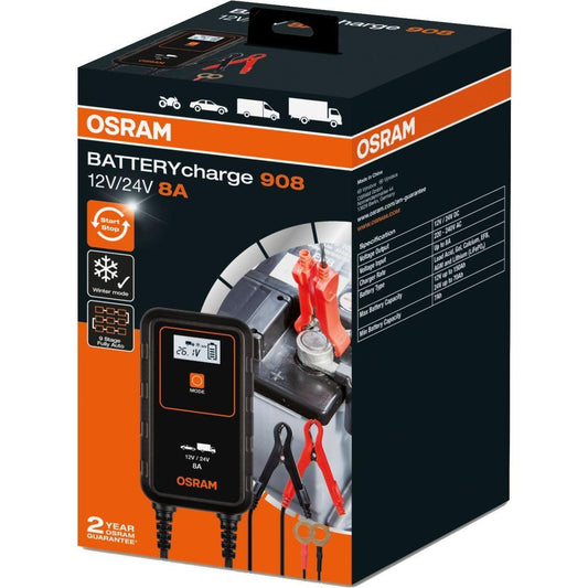 Osram BATTERYcharge akkulaturi OEBCS908 12/24V 8,0A