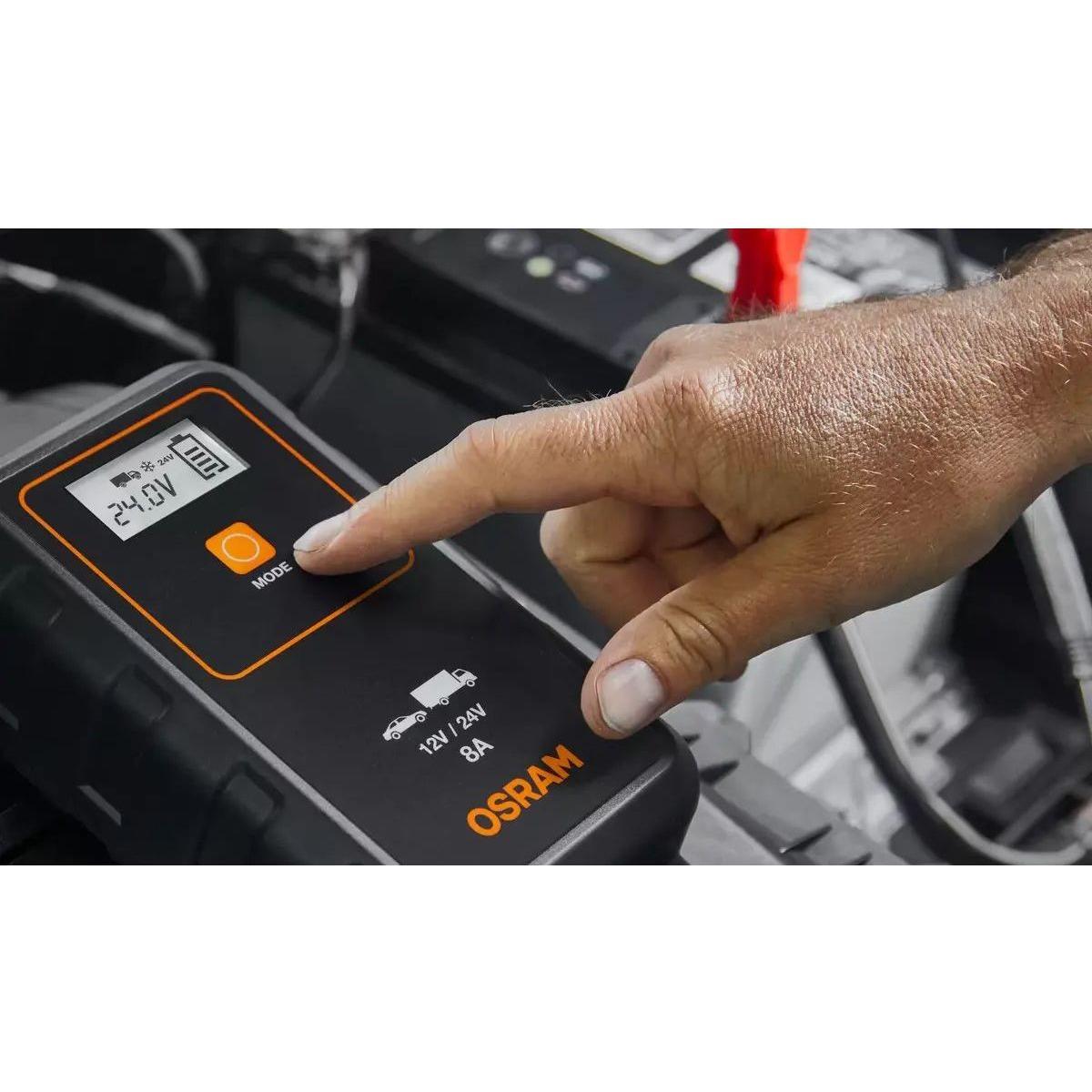 Osram BATTERYcharge akkulaturi OEBCS908 12/24V 8,0A