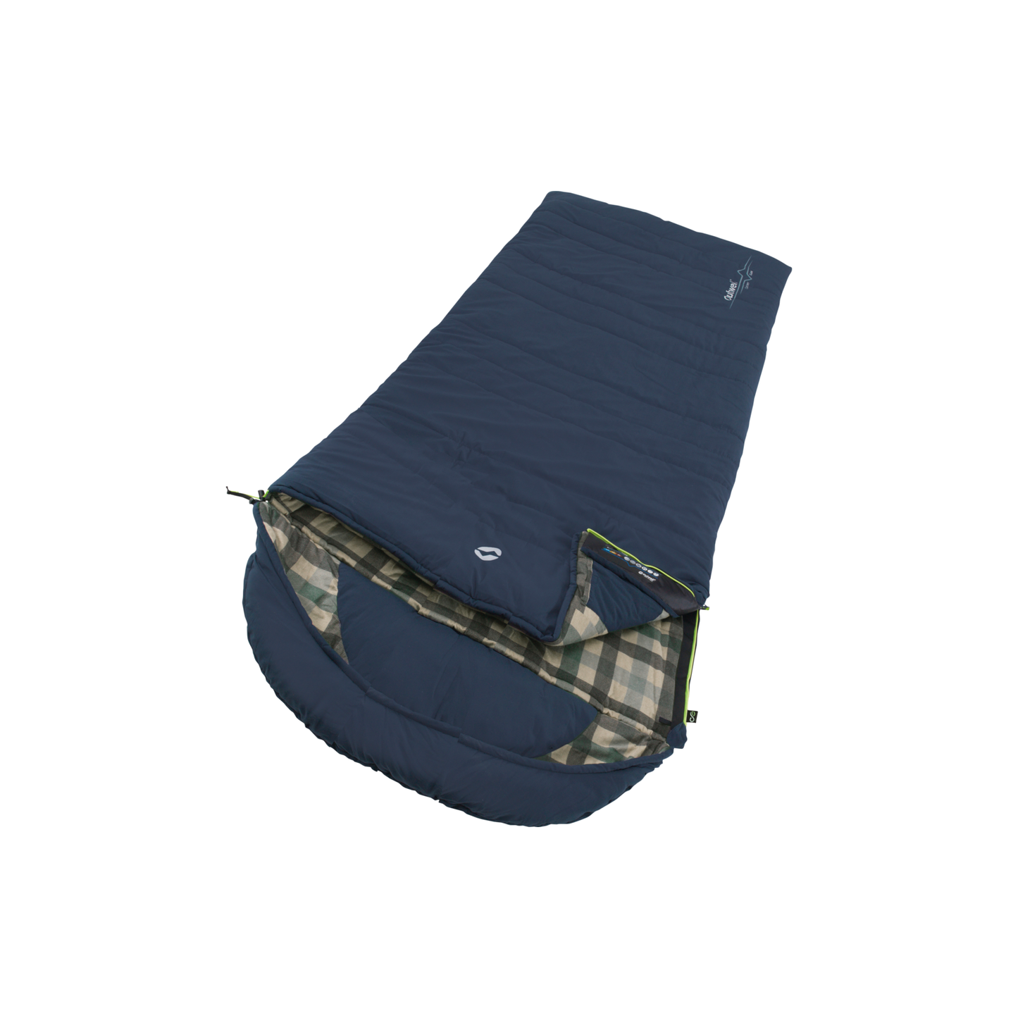 Outwell Camper Lux -peittomakuupussi 235 cm, vetoketju oikealla