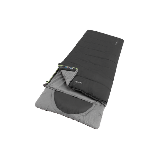 Outwell DS Contour makuupussi 220 cm Midnight Black vetoketju oikealla