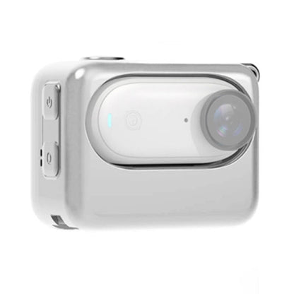 PULUZ silicone case with camera charging function for Insta360 GO 3/ GO 3S (white) - Kotikauppa