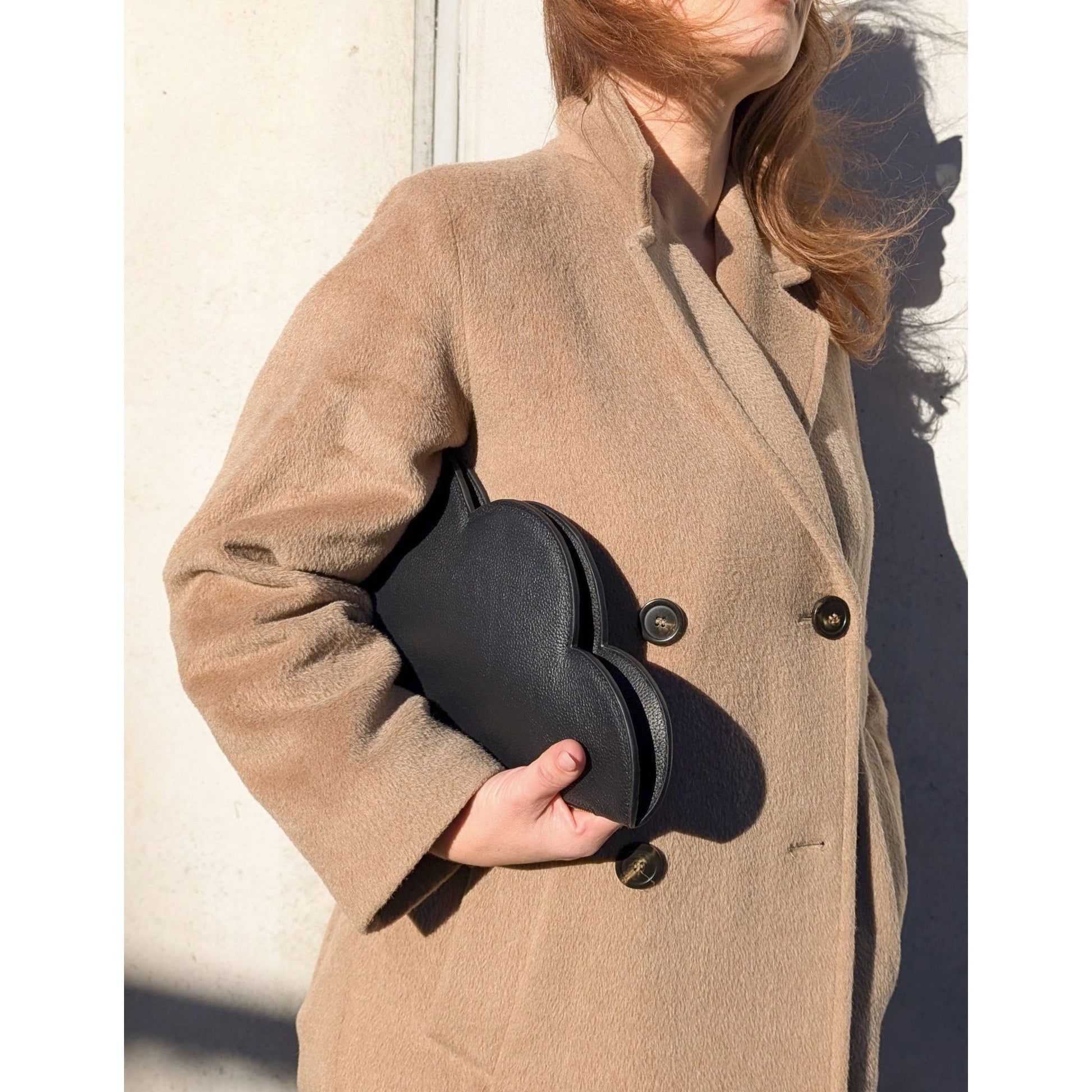 Leather Clutch Bag Cloud
