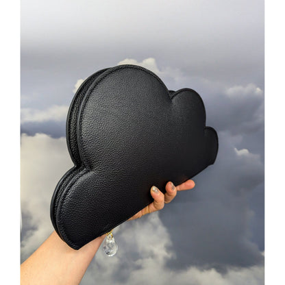 Leather Clutch Bag Cloud