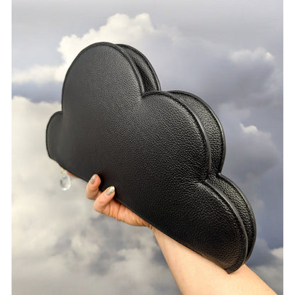 Leather Clutch Bag Cloud