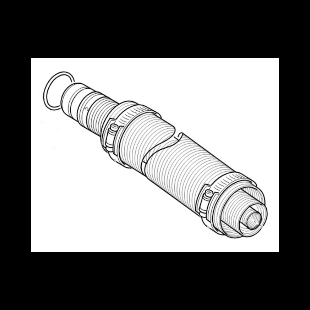Pakoputkisarja Truma Combi D 150cm 34502-04