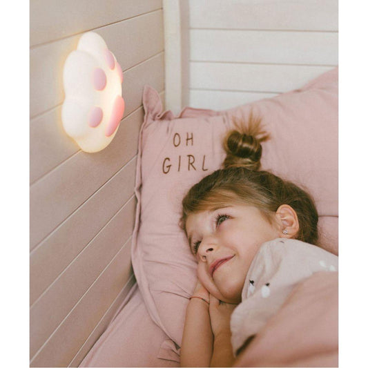 Paw Silicone Lamp - Pink - Kotikauppa
