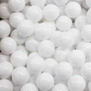 Pehmeät leikkipallot 500 kpl - Valkoinen