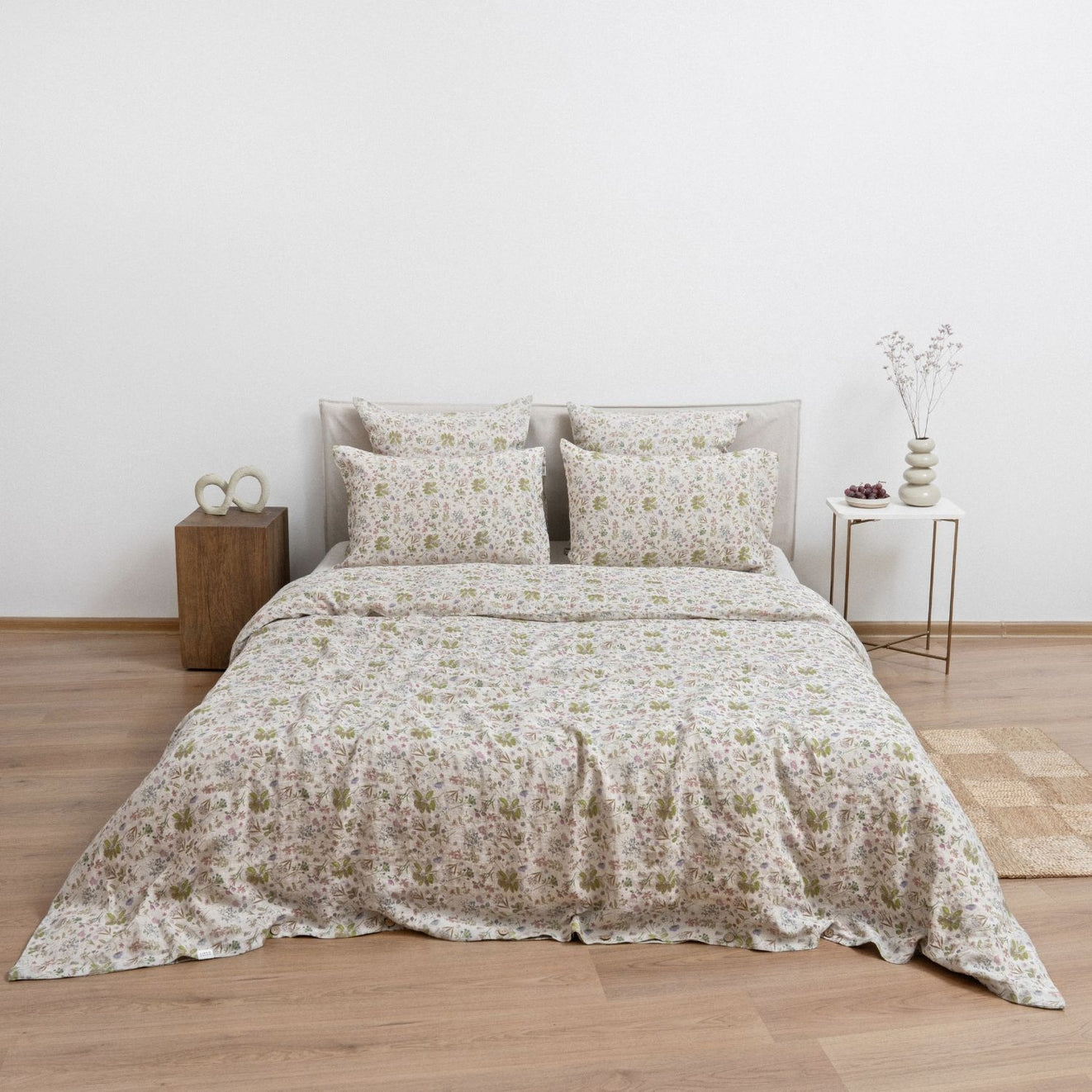 Pellava pussilakanasetti - Botany (Parivuode) - Linen Tales