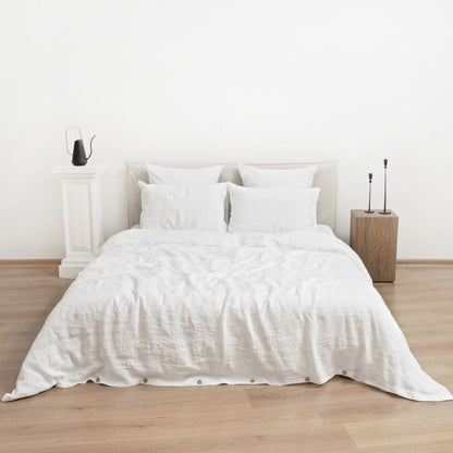 Pellava pussilakanasetti - White (Parivuode) - Linen Tales