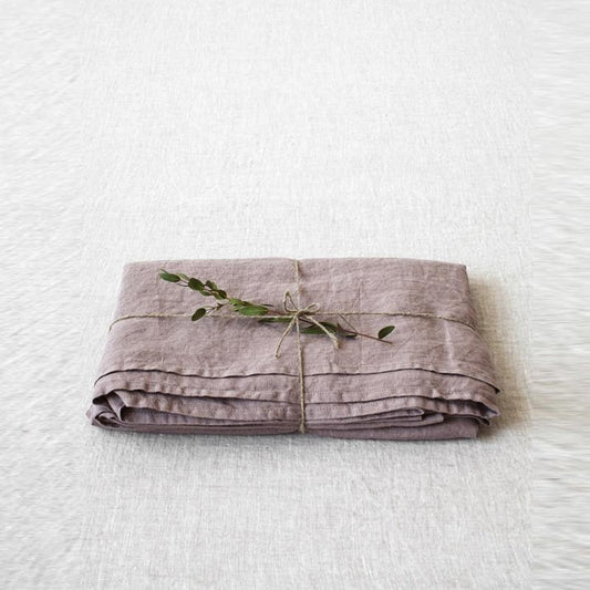 Pellavalakana Kivipesty Ashes of Roses (245x280 cm) - Linen Tales