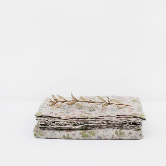 Pellavalakana Kivipesty Botany 2 (245x280 cm) - Linen Tales