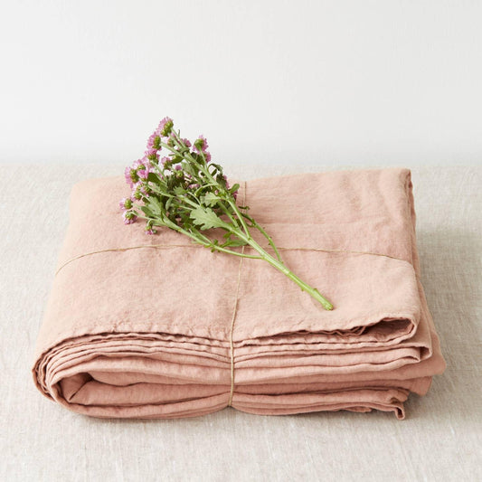 Pellavalakana Kivipesty Cafe Creme (245x280 cm) - Linen Tales