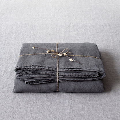 Pellavalakana Kivipesty Dark Grey (245x280 cm) - Linen Tales