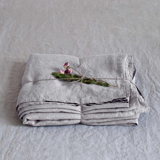 Pellavalakana Kivipesty Light Grey (200x260 cm) - Linen Tales