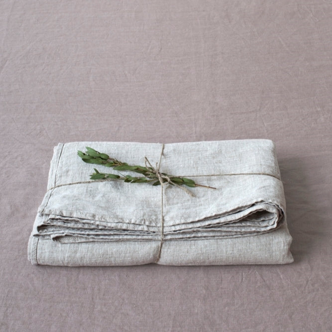 Pellavalakana Kivipesty Melange (245x280 cm) - Linen Tales