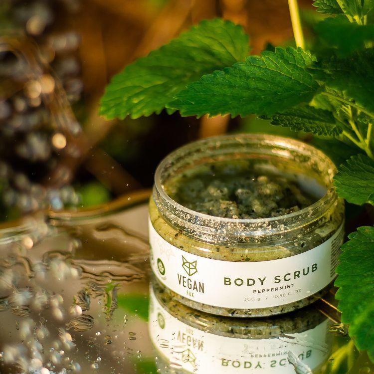 Peppermint Body Scrub, 300 g - Kotikauppa