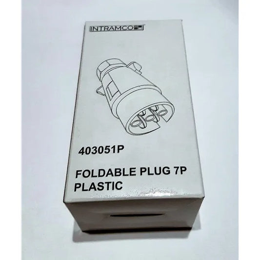 Pistoke 7-napainen muovi Pistoke 2-johdolle pakattu | 403051P | 8717568479347 | Kotikauppa | 