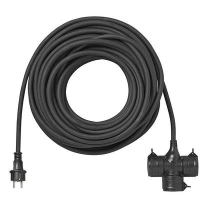 Pistorasian jatkojohto Schuko 3-osainen 25m 3x1,5mm² - Kotikauppa