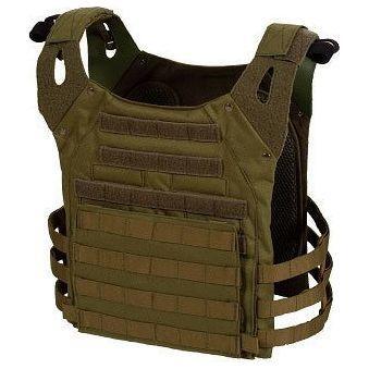 Plate Carrier -suojaliivi repulla (armeijanvihreä)