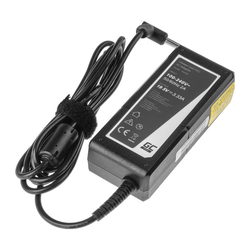 Power supply Green Cell PRO 19.5V 3.33A 65W for HP 250 G2 G3 G4 G5 15-R 15-R100NW 15-R101NW 15-R104NW 15-R233NW 15-R253NW - Kotikauppa