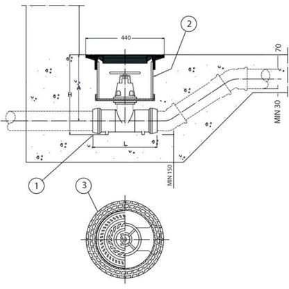 SULKUVENTTIILIKAIVO SGPAM DN70 SVK