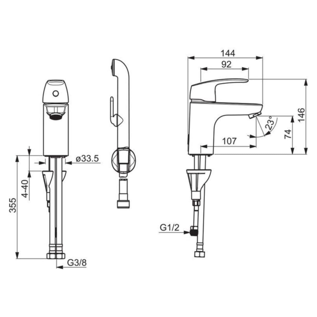 PESUALLASHANA ORAS 1012F-104 SAFIRA ECO BIDETTA (6110216)