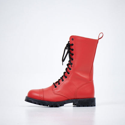 Punaiset High Aviator Bootsit (Samelin 516) - Kotikauppa