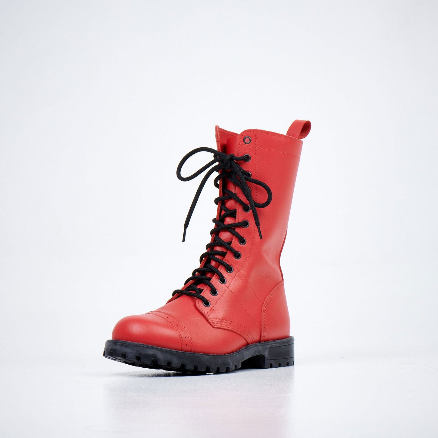 Punaiset High Aviator Bootsit (Samelin 516) - Kotikauppa