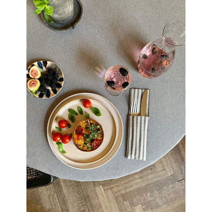 Pyöreä pöytäliina, kierrätyskankaasta - Nord 2